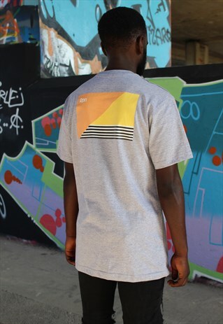OVERSIZED SHORT SLEEVED T-SHIRT IN GREY