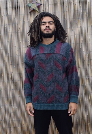 VINTAGE 80'S KNITWEAR PATTERN JUMPER