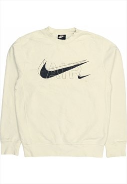 Vintage 90's Nike Sweatshirt Nike Air Crewneck Beige
