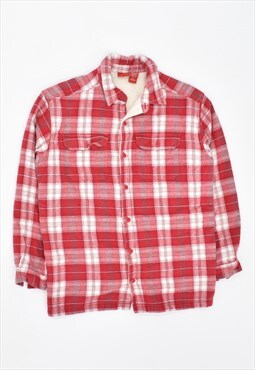Vintage 90's Shirt Check Red