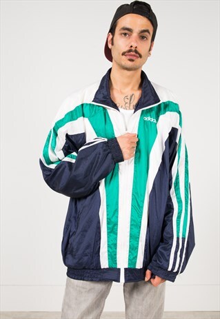 VINTAGE 80S ADIDAS SHELL SPORT JACKET / S1230