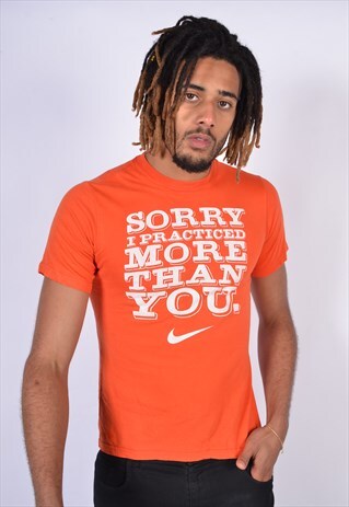 VINTAGE NIKE T-SHIRT ORANGE