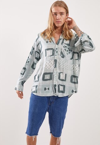 VINTAGE PATTERNED FESTIVAL LONG SLEEVE SHIRT