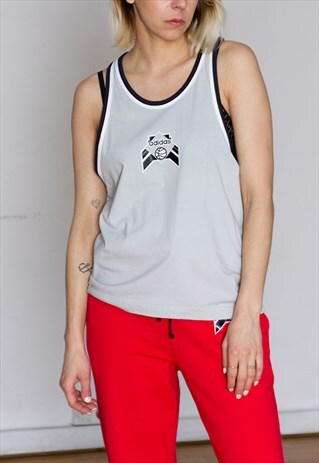 VINTAGE 80' ORIGINAL NEW ADIDAS UNISEX TANK TOP WITH TAGS