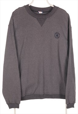 Vintage Converse - Grey Embroidered Crewneck Sweatshirt - La