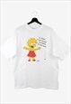 2000 Lisa Simpson vintage tubular t-shirt Toma Adler Y2k OG