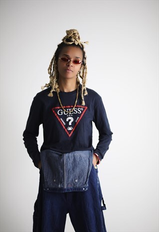 GUESS CREWNECK LONG SLEEVE TOP