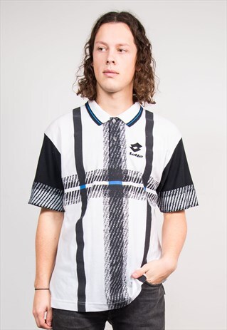 VINTAGE 90'S LOTTO TENNIS STYLE POLO T-SHIRT