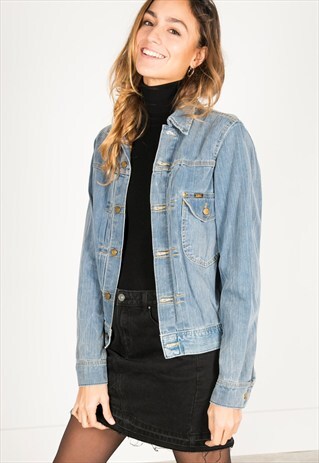LAST UNIT SALE / VINTAGE 80S LEE DENIM JACKET / S0950