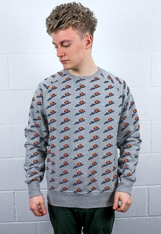 VINTAGE ELLESSE PRINT LOGO SWEATSHIRT