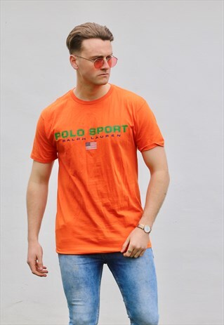 RALPH LAUREN POLO SPORT USA FLAGSHIP T-SHIRT