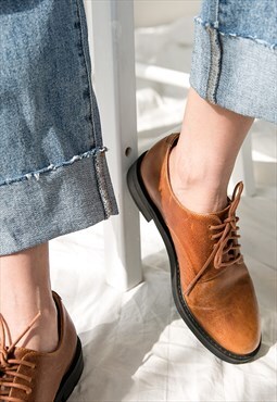 the alex oxford in leather and suede