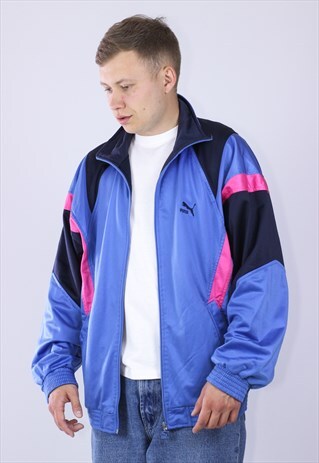 VINTAGE MENS PUMA TRACK TOP JACKET