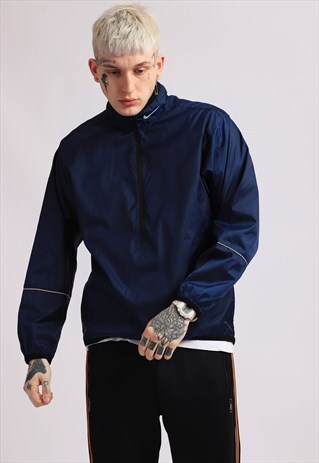 VINTAGE NIKE 1/2 ZIP SHELL JACKET