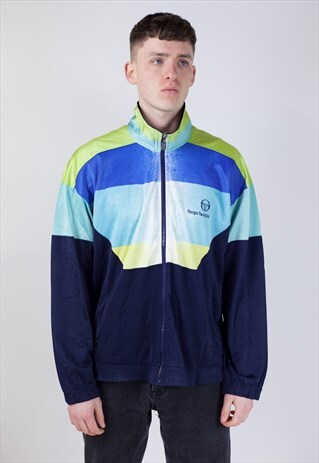 VINTAGE SERGIO TACCHINI 90S MULTICOLOUR SPORTS JACKET