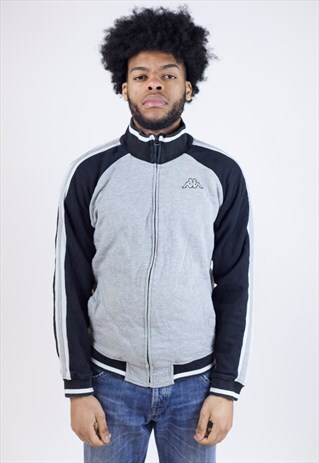 VINTAGE 90S KAPPA ZIP-UP SWEATSHIRT