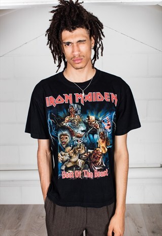 VINTAGE IRON MAIDEN BEST OF THE BEAST UNISEX T-SHIRT