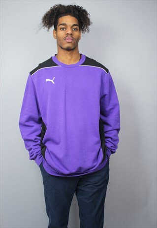 VINTAGE PUMA PURPLE PETER OVERSIZED SWEATSHIRT