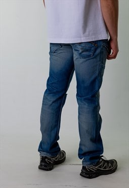 Blue Denim 90s G-Star  Cargo Skater Trousers Pants Jeans