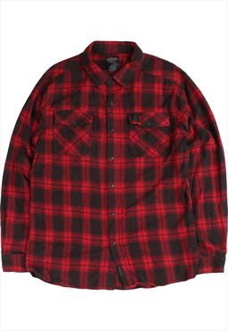 Vintage  Harley Davidson Shirt Check Long Sleeve Button Up