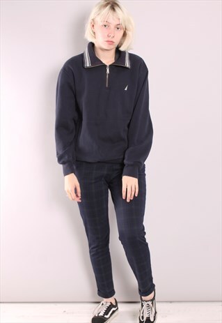 VINTAGE NAUTICA 1/4 ZIP SWEATSHIRT