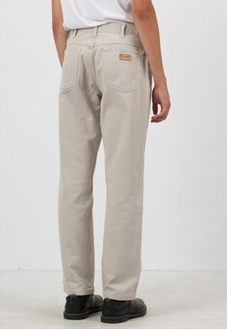 VINTAGE BEIGE WRANGLER DENIM JEANS
