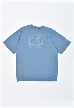 Vintage 90's T-Shirt Top Blue