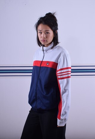 RED, WHITE & BLUE FILA TRACK JACKET