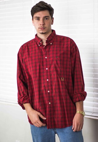 VINTAGE TOMMY HILFIGER SHIRT LOGO 90S XL 10.9
