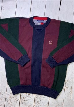 vintage knitted autumn jumper 90s tommy hilfiger