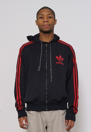 VINTAGE ADIDAS ORIGINALS SOFT SHELL HOODIE