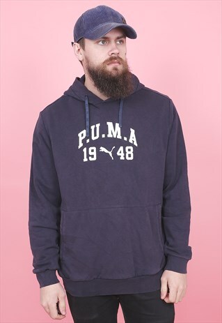 VINTAGE PUMA HOODIE /R2162
