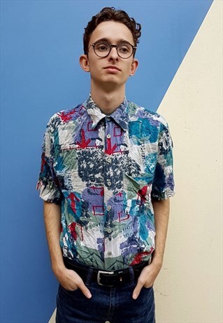 VINTAGE BLUE SHIRT