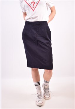 Vintage Max Mara Skirt Navy Blue