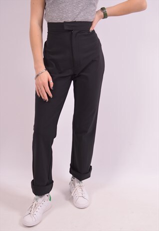 VINTAGE FENDIE TROUSERS BLACK