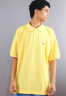 vintage yellow Ralph lauren polo Shirt