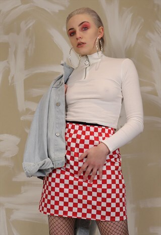 RED CHECKERBOARD MINI
