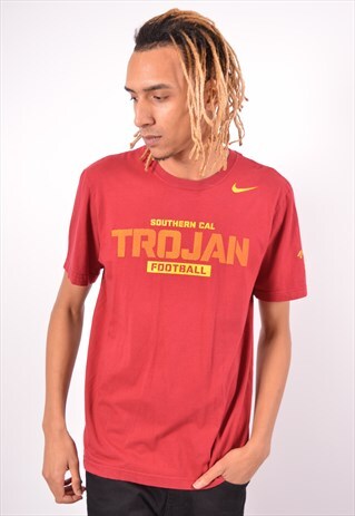 VINTAGE NIKE T-SHIRT TOP MAROON