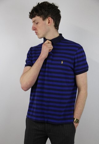 VINTAGE POLO RALPH LAUREN STRIPED POLO SHIRT