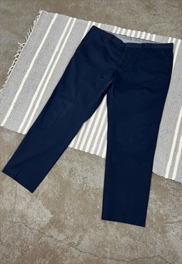 Ermenegildo Zegna Blue Dress Trousers Pants