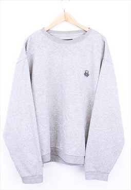 Vintage Chaps x Ralph Lauren Sweatshirt Grey Pullover 90s