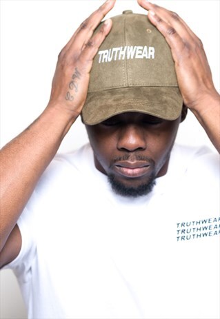 TRUTHWEAR SAGE SUEDE BASEBALL CAP