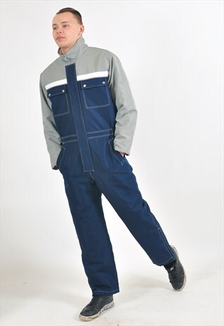 VINTAGE LINED BOILERSUIT