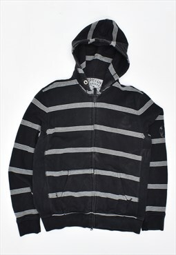 Vintage 90's Murphy & NYE Hoodie Sweater Stripes Black