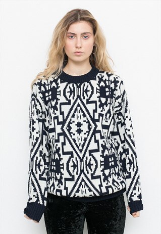 VINTAGE GEOMETRIC SWEATER