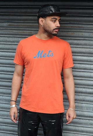 ALTERNATIVE APPAREL ORANGE METS T-SHIRT