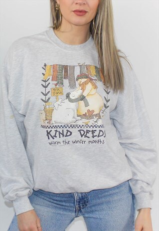 VINTAGE 90'S AMERICAN SANTA CLAUS CREWNECK SWEATSHIRT