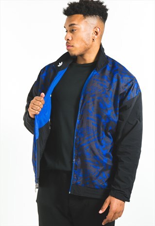VINTAGE 80S ADIDAS REVERSIBLE SHELL JACKET / S1339