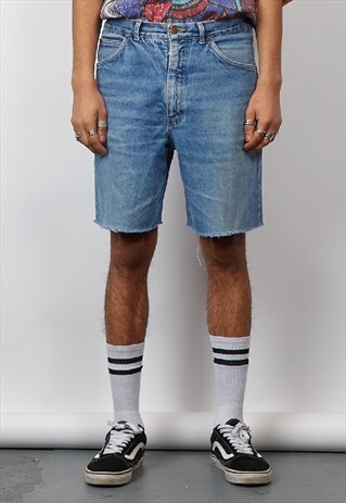 VINTAGE 80'S MISSONI MID-WASH DENIM SHORTS