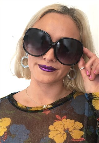 VINTAGE 90S OVERSIZE BOHO SUNGLASSES
